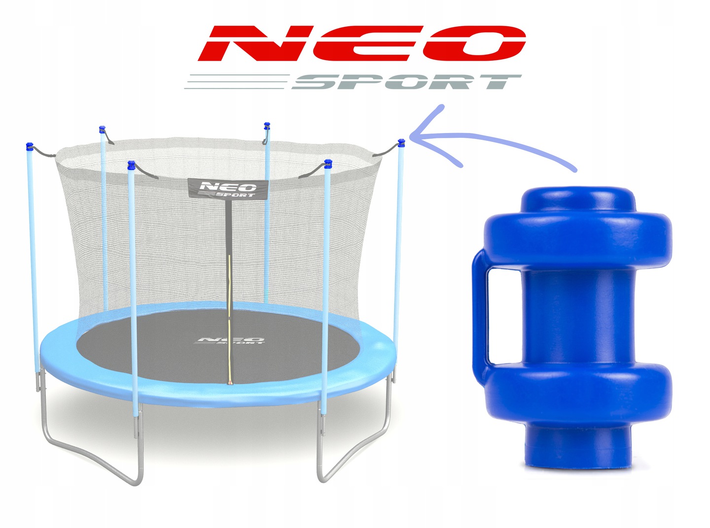 Grzybek Do Mocowania Siatki Trampoliny Neo Sport Neo Sport Sklep Empik Com