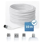 Antena wewnętrzna zewnętrzna TV ultra HD 4K Berdsen BD-955 biała