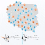 Antena zewnętrzna kierunkowa TV ultra HD 4K Berdsen BD-952