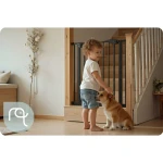 Barierka bramka zabezpieczająca czarna Nukido 718300