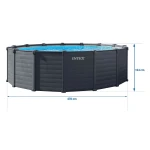 Basen ogrodowy panelowy 478 x 124 cm 11w1 INTEX 26384ND