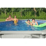 Basen ogrodowy panelowy całoroczny 366 x 122 cm 13w1 Bestawy 56574