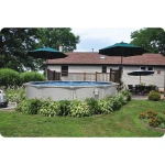  Basen ogrodowy panelowy całoroczny 457 x 122 cm 13w1 Bestawy 56384