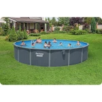 Basen ogrodowy panelowy całoroczny 732 x 132 cm 13w1 Bestawy 561RP