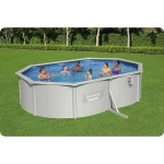 Basen ogrodowy panelowy całoroczny 500x366x122 cm 13w1 Bestawy 56586