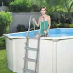 Basen ogrodowy panelowy całoroczny 500x366x122 cm 13w1 Bestawy 56586