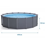 Basen ogrodowy panelowy 478 x 124 cm 11w1 INTEX 26384