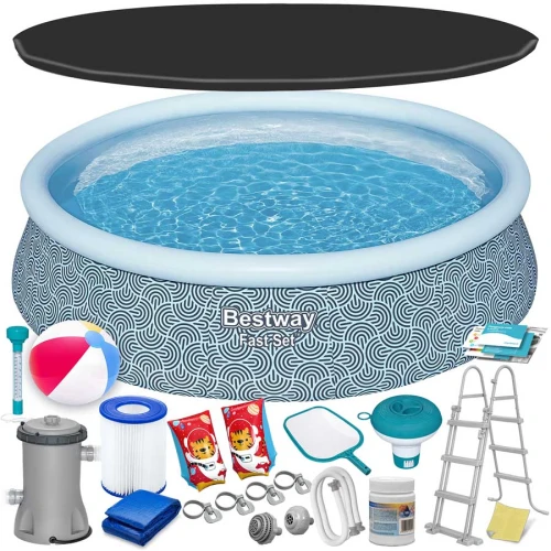 Basen ogrodowy rozporowy 457 x 107 cm 18w1 Bestway 57372
