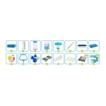 Basen ogrodowy stelażowy 260 x 160 x 65 cm 15w1 INTEX 28271