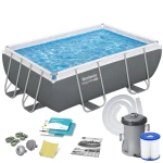 Basen ogrodowy stelażowy 282 x 196 x 84 cm 10w1 Bestway 56629N