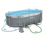 Basen ogrodowy stelażowy 305 x 200 x 84 cm 10w1 Bestway 5614A