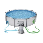 Basen ogrodowy stelażowy 305 x 76 cm 17w1 Bestway 56408