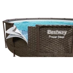 Basen ogrodowy stelażowy 366 x 100 cm 18w1 Bestway 56709