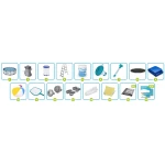 Basen ogrodowy stelażowy 366 x 100 cm 17w1 Bestway 56418