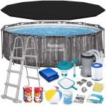 Basen ogrodowy stelażowy 366 x 100 cm 18w1 Bestway 5614X