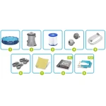 Basen ogrodowy stelażowy 366 x 76 cm 7w1 Bestway 56681