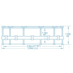 Basen ogrodowy stelażowy 366 x 122 cm 18w1 Bestway 56420 + maszynka do baniek GRATIS