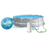 Basen ogrodowy stelażowy 366 x 99 cm 4w1 INTEX 26716GN