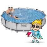 Basen ogrodowy stelażowy 366 x 76 cm 16w1 Bestway 56416 + maszynka do baniek GRATIS