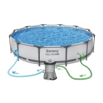Basen ogrodowy stelażowy 366 x 76 cm 16w1 Bestway 56416 + maszynka do baniek GRATIS