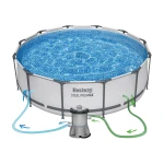 Basen ogrodowy stelażowy 366 x 100 cm 17w1 Bestway 56418