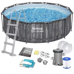 Basen ogrodowy stelażowy 366 x 100 cm 10w1 Bestway 5614X