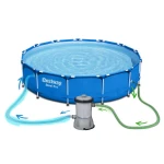 Basen ogrodowy stelażowy 396 x 84 cm 9w1 Bestway 5612E