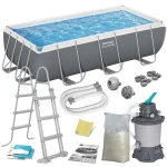 Basen ogrodowy stelażowy 404 x 201 x 100 cm 11w1 Bestway 56442