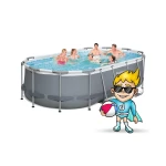 Basen ogrodowy stelażowy 427 x 250 x 100 cm 18w1 Bestway 56620