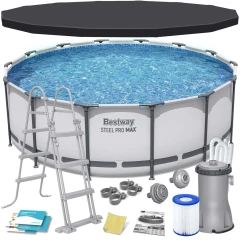 Basen ogrodowy stelażowy 427 x 122 cm 12w1 Bestway 5612X