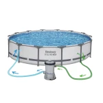 Basen ogrodowy stelażowy 427 x 84 cm 10w1 Bestway 56595