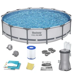 Basen ogrodowy stelażowy 427 x 84 cm 10w1 Bestway 56595