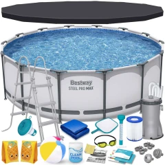 Basen ogrodowy stelażowy 427 x 122 cm 19w1 Bestway 5612X