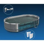 Basen ogrodowy stelażowy 427 x 250 x 100 cm 18w1 Bestway 56620