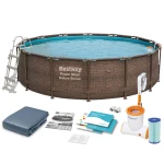 Basen ogrodowy stelażowy 427x107 Rattan Bestway 56664