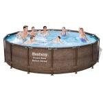 Basen ogrodowy stelażowy 427x107 Rattan Bestway 56664