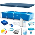 Basen ogrodowy stelażowy 450 x 220 x 84 cm 15w1 INTEX 28273