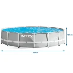 Basen ogrodowy stelażowy 457 x 107 cm 12w1 INTEX 26724 