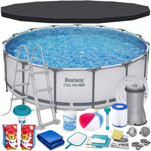Basen ogrodowy stelażowy 457 x 122 cm 18w1 Bestway 56438