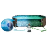 Basen ogrodowy stelażowy 488 x 305 x 107 cm 12w1 Bestway 56946