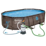 Basen ogrodowy stelażowy 488 x 305 x 107 cm 12w1 Bestway 56946