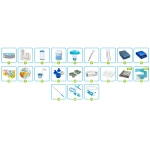 Basen ogrodowy stelażowy 488 x 122 cm 21w1 INTEX 26730