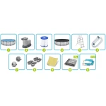  Basen ogrodowy stelażowy 488 x 122 cm 12w1 Bestway 5612Z