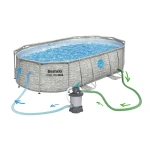 Basen ogrodowy stelażowy 488 x 305 x 107 cm 11w1 Bestway 56946