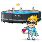 Basen ogrodowy stelażowy 488 x 122 cm 20w1 INTEX 26326