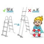 Basen ogrodowy stelażowy 488x244x122 cm 18w1 Bestway 56671N