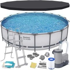 Basen Ogrodowy Stelażowy 549 x 122 cm 11w1 Bestway 56462 