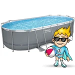 Basen ogrodowy stelażowy 549 x 274 x 122 cm 12w1 Bestway 56710