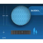 Basen ogrodowy stelażowy 549 x 132 cm 11w1 Bestway 561KC