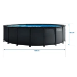 Basen ogrodowy stelażowy 549 x 132 cm 11w1 INTEX 26330ND